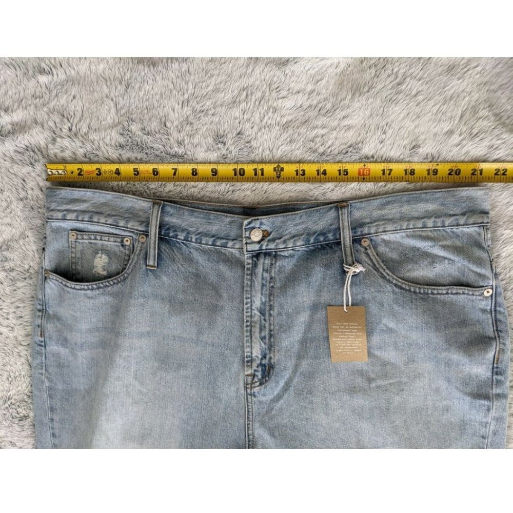 Madewell Sz 36 Women The Perfect Vintage Jean Light Wash Cropped High Rise NWT - Picture 6 of 12